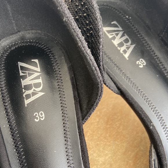 Zara Crystal Studded Stiletto Heel Shoes Women's Size EU 39 US 8 - Picture 9 of 13